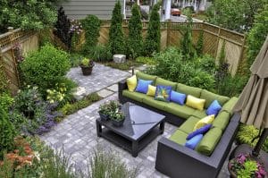 urban backyard garden